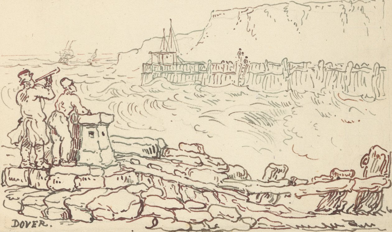 Albumzeichnung von Thomas Rowlandson