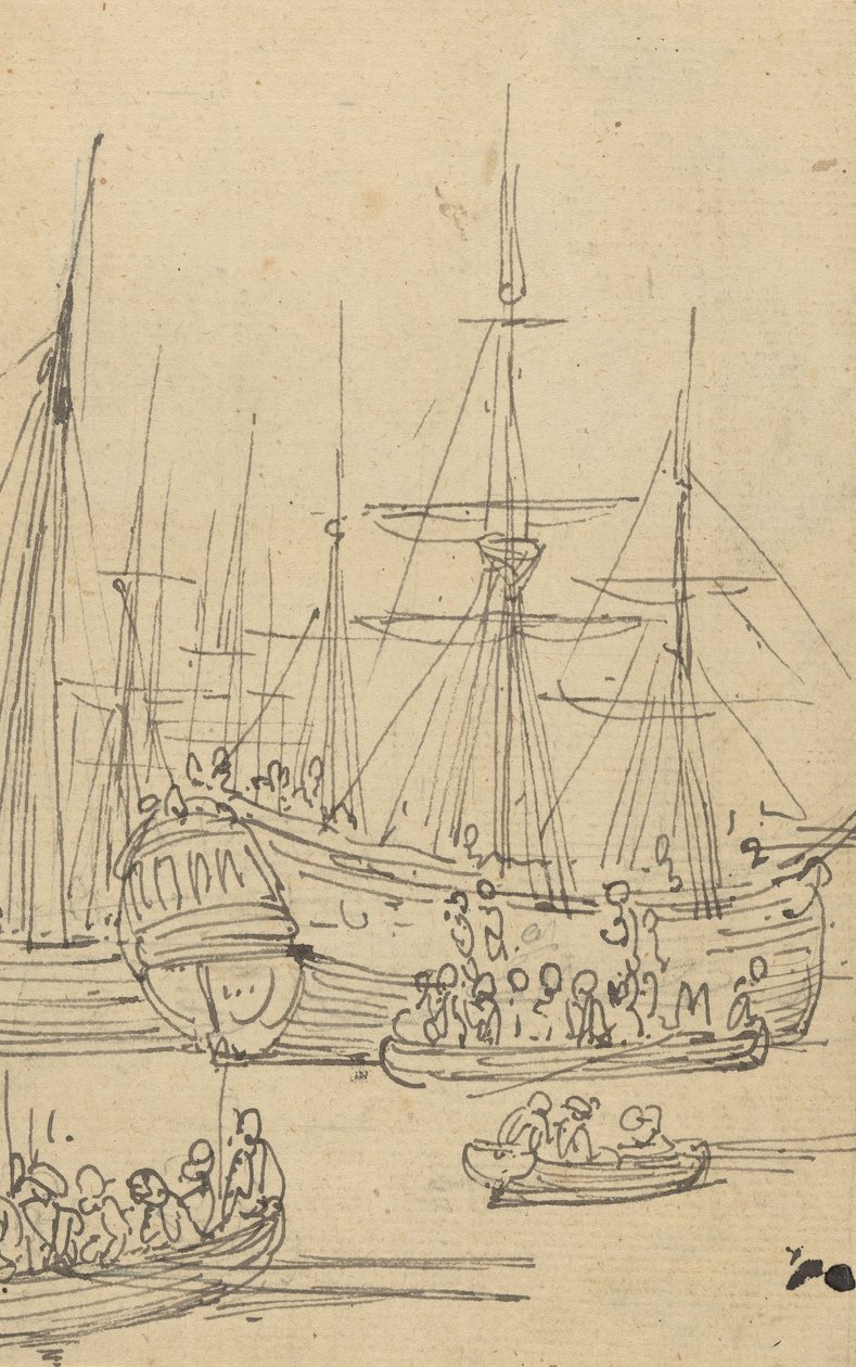 Albumzeichnung von Thomas Rowlandson