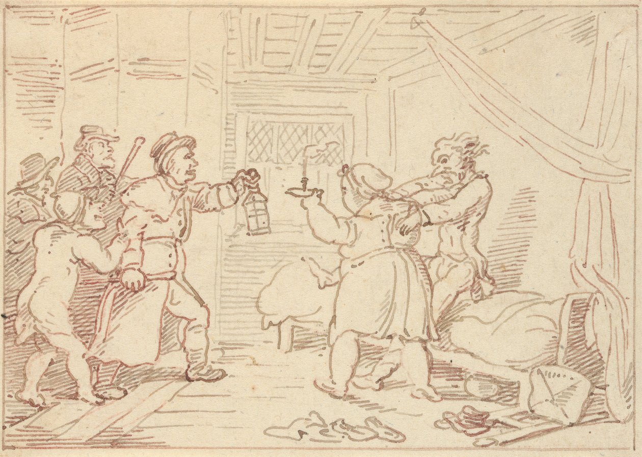 Albumzeichnung von Thomas Rowlandson