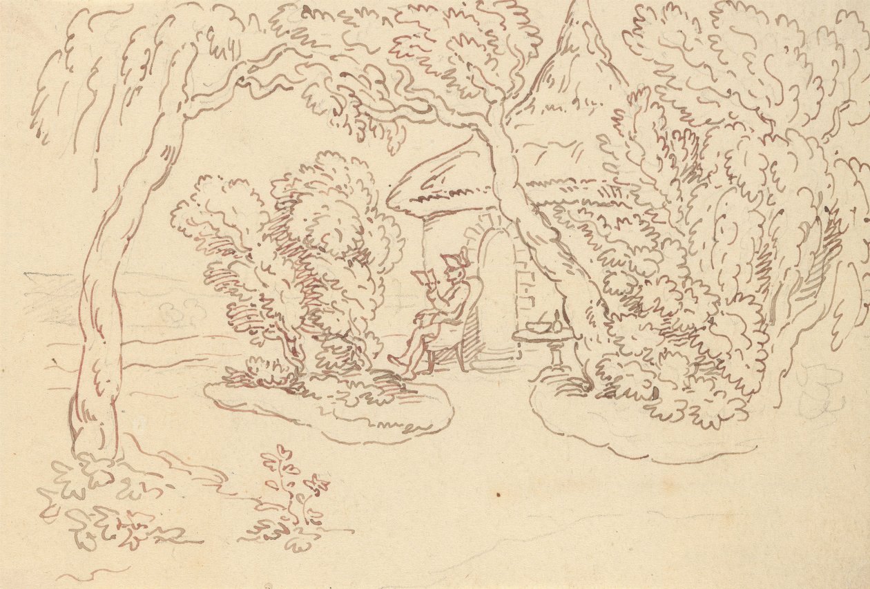 Albumzeichnung von Thomas Rowlandson