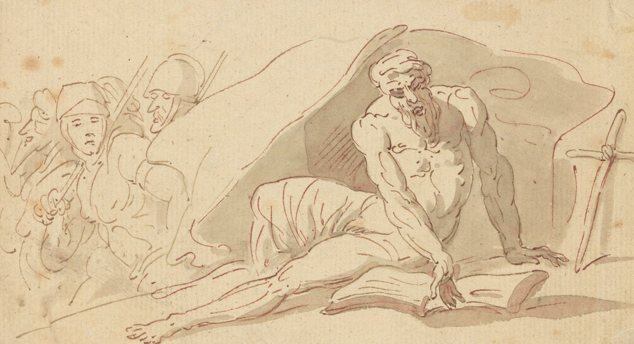 Albumzeichnung von Thomas Rowlandson