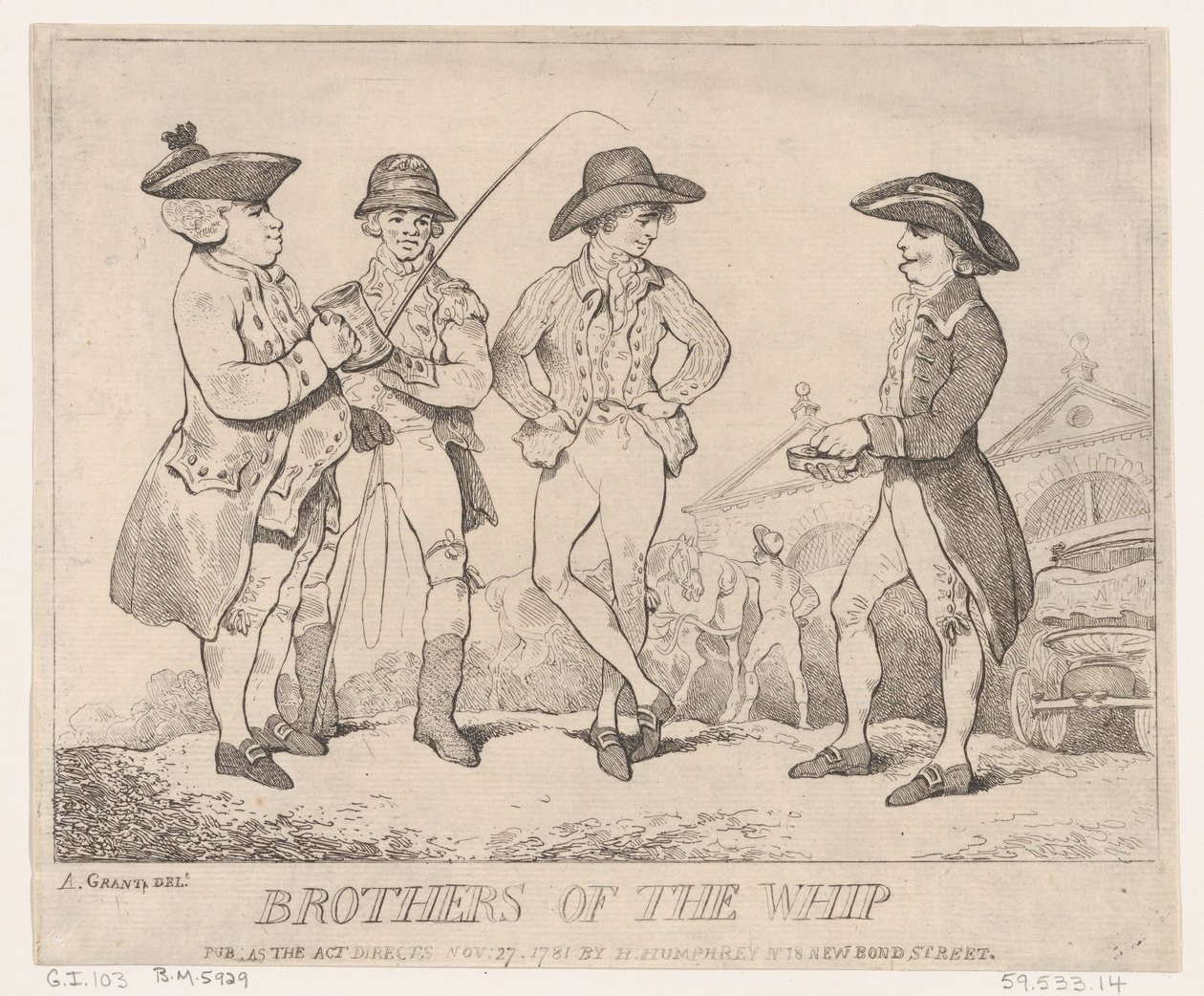 Brüder der Peitsche von Thomas Rowlandson