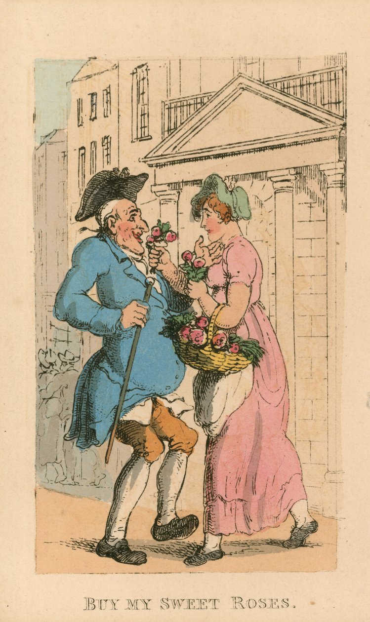 Kauft meine süßen Rosen von Thomas Rowlandson