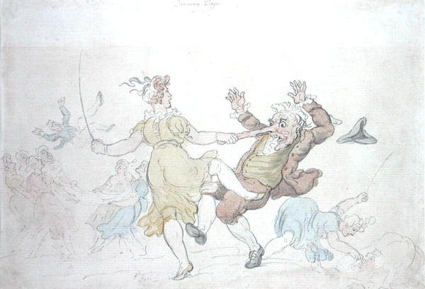 Tanzende Hunde von Thomas Rowlandson
