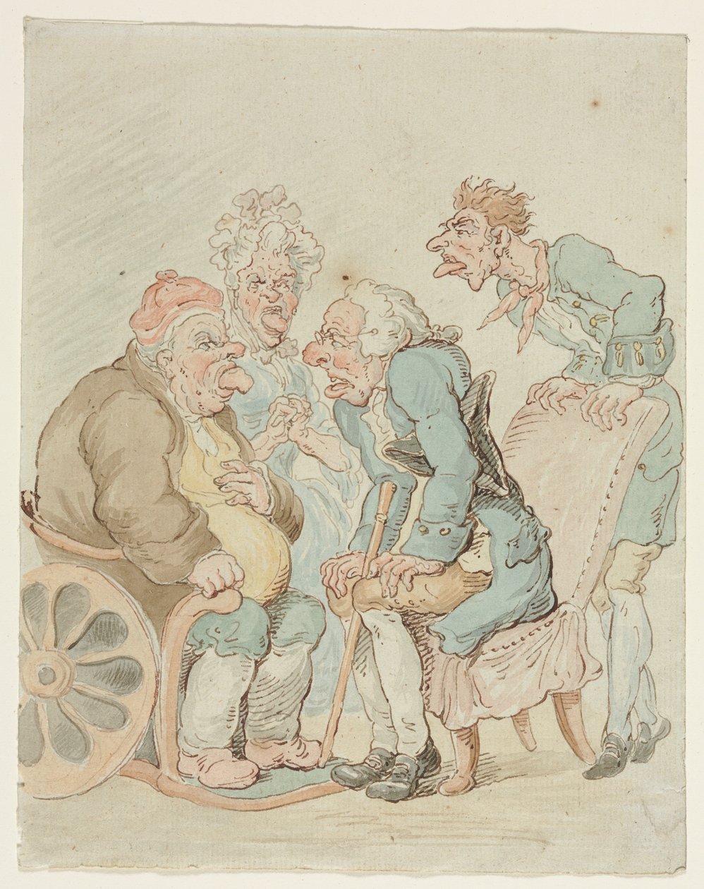 Doktor, späte 1800er oder frühe 1900er Jahre von Thomas Rowlandson