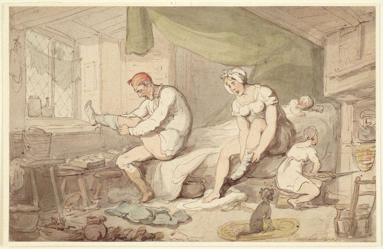 Ankleideszene von Thomas Rowlandson