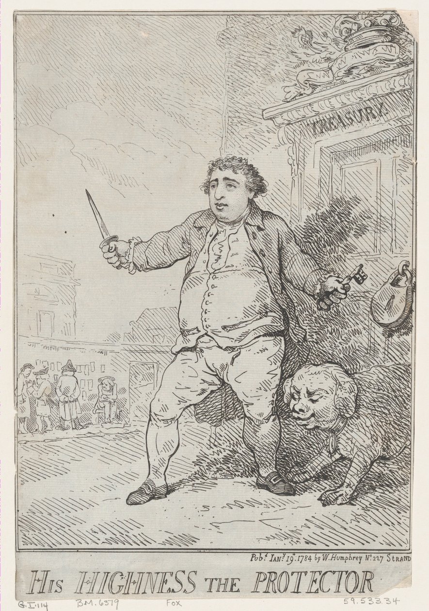 Seine Hoheit der Protektor, 19. Januar 1784 von Thomas Rowlandson