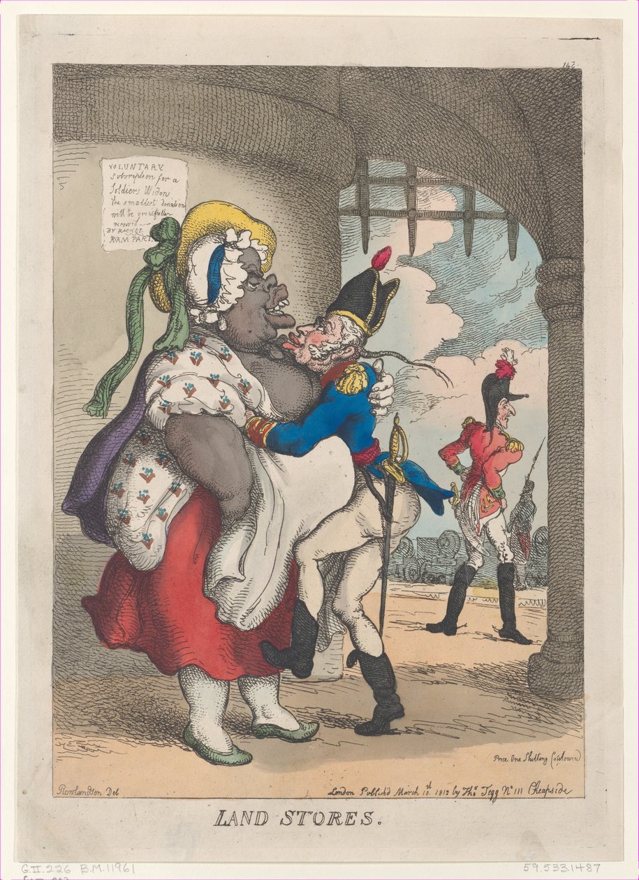 Land Stores, 10. März 1812 von Thomas Rowlandson