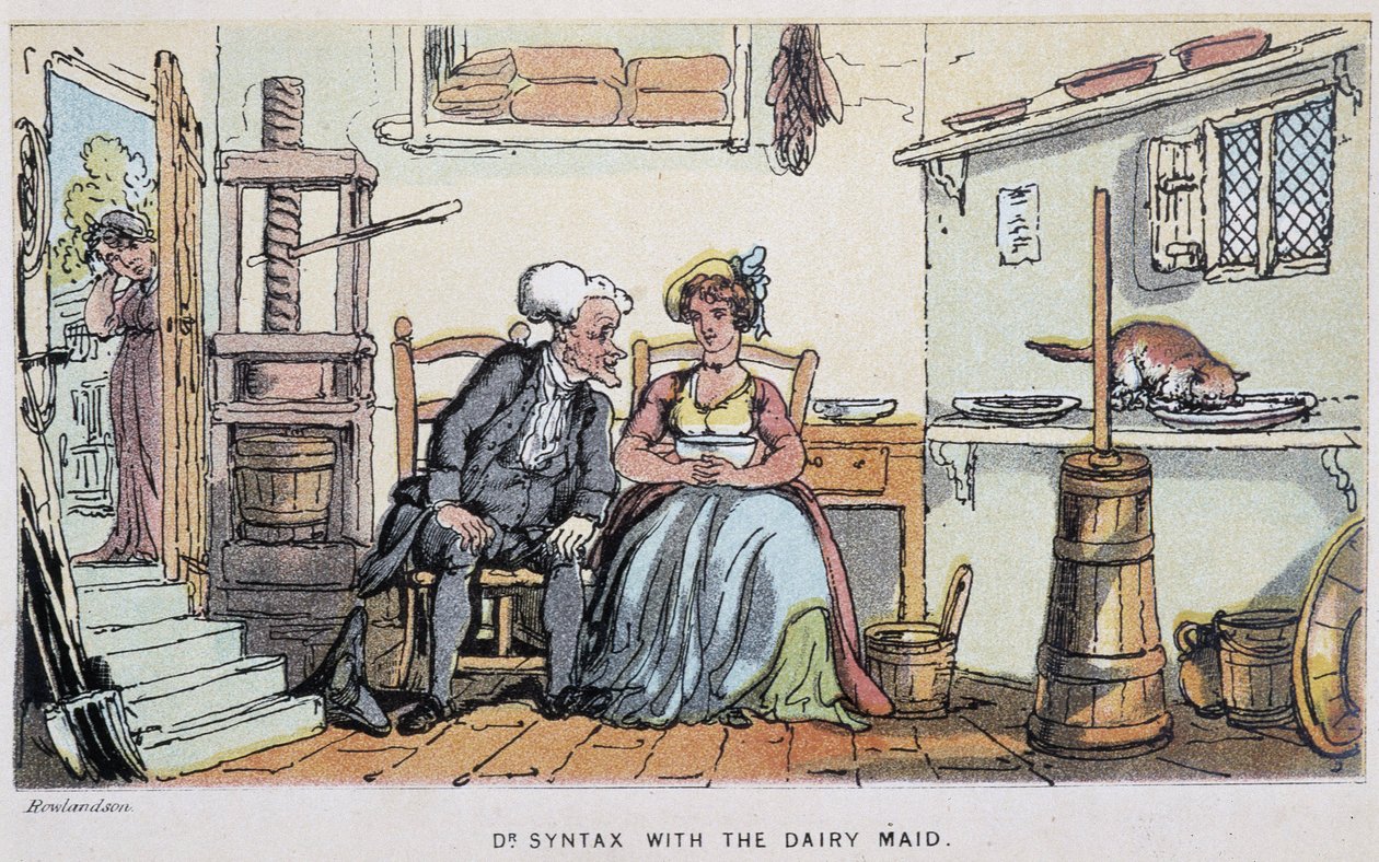 Der Doktor mit einer Dienerin - in „Doctor Syntax