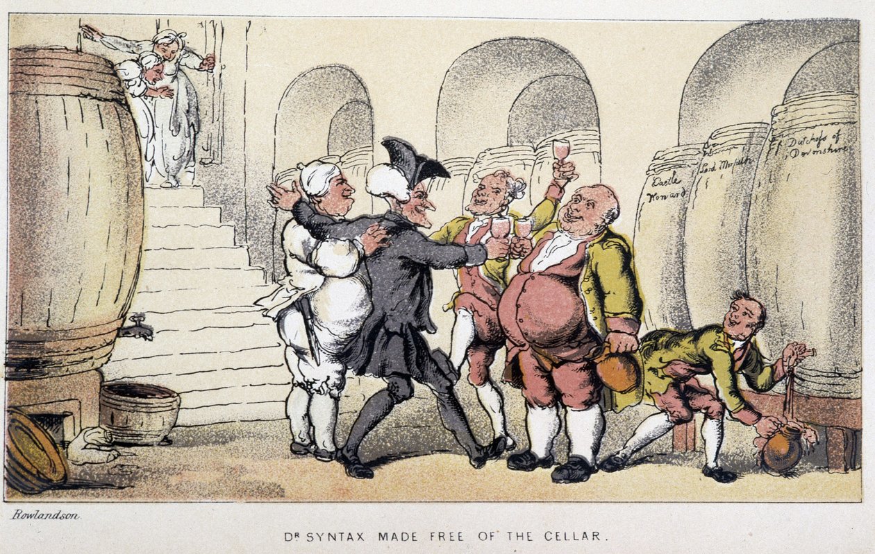 Der Doktor in einem Keller - in „Doctor Syntax