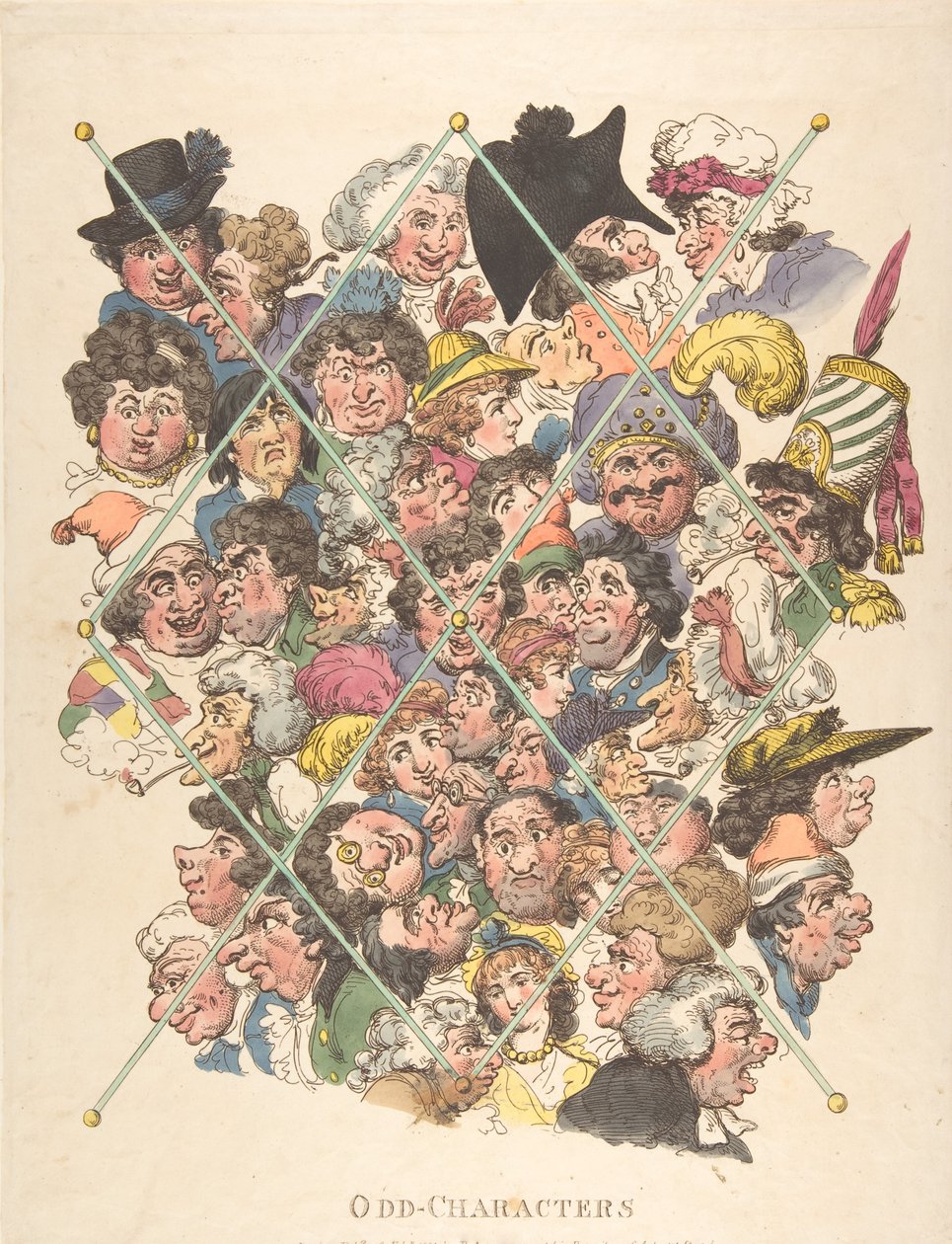 Seltsame Charaktere, 16. Februar 1801 von Thomas Rowlandson