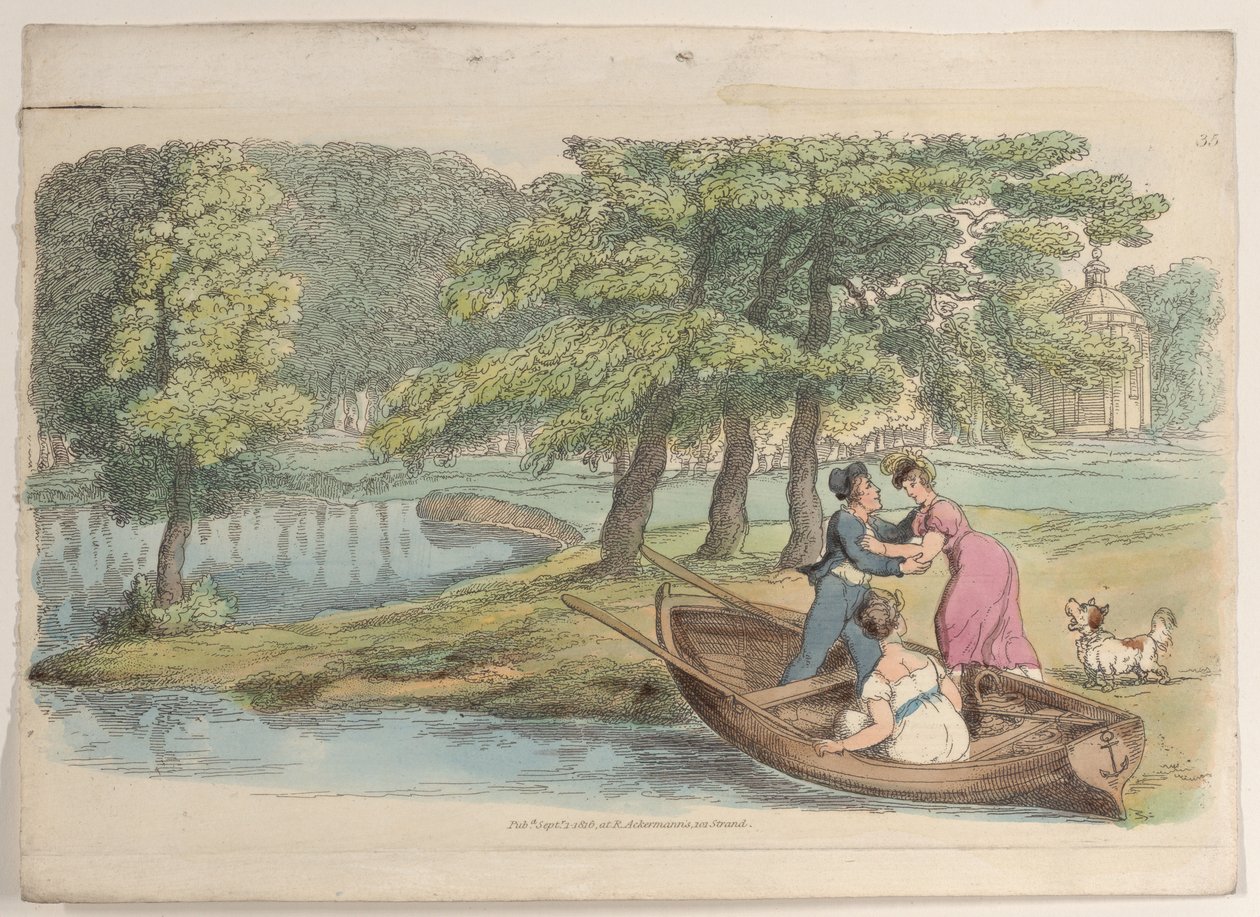 Tafel 35, aus Welt im Kleinformat, 1816 von Thomas Rowlandson