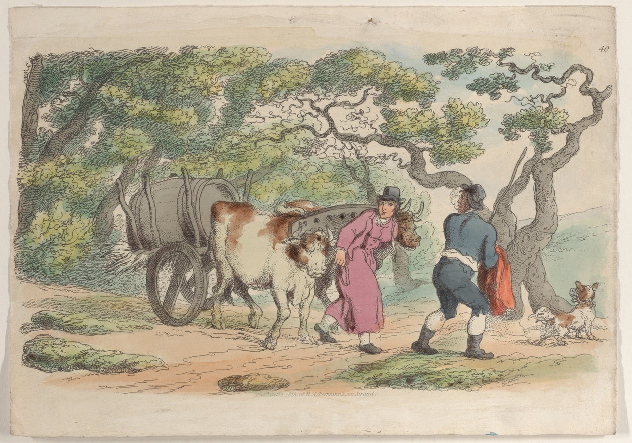 Tafel 40, aus World in Miniature, 1816 von Thomas Rowlandson