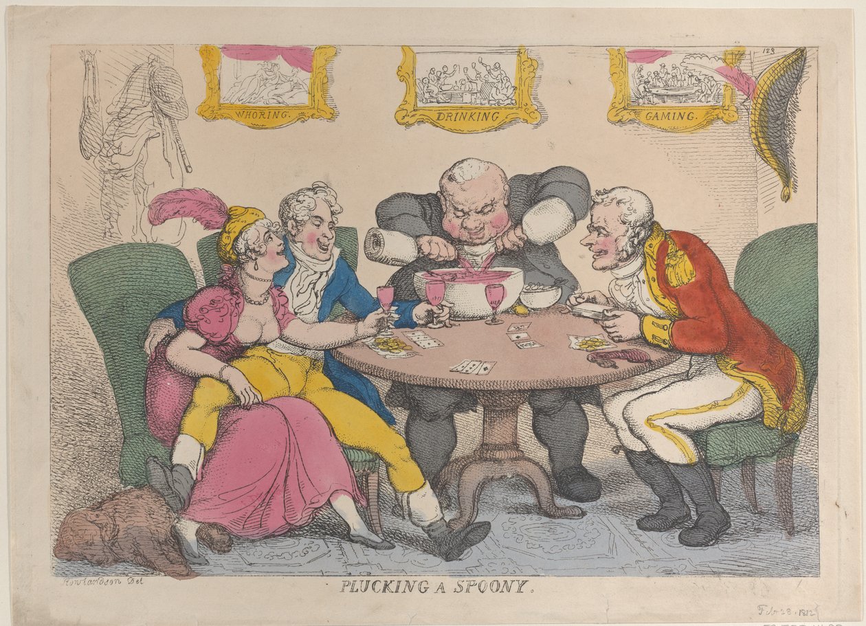 Einen Dummkopf rupfen, 28. Februar 1812 von Thomas Rowlandson