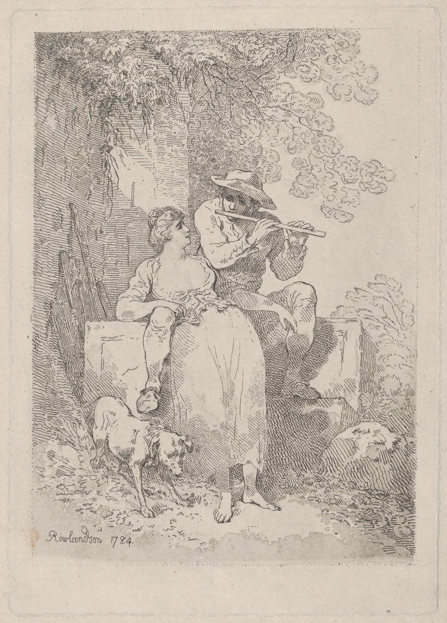 Ruhe von der Arbeit an sonnigen Tagen von Thomas Rowlandson