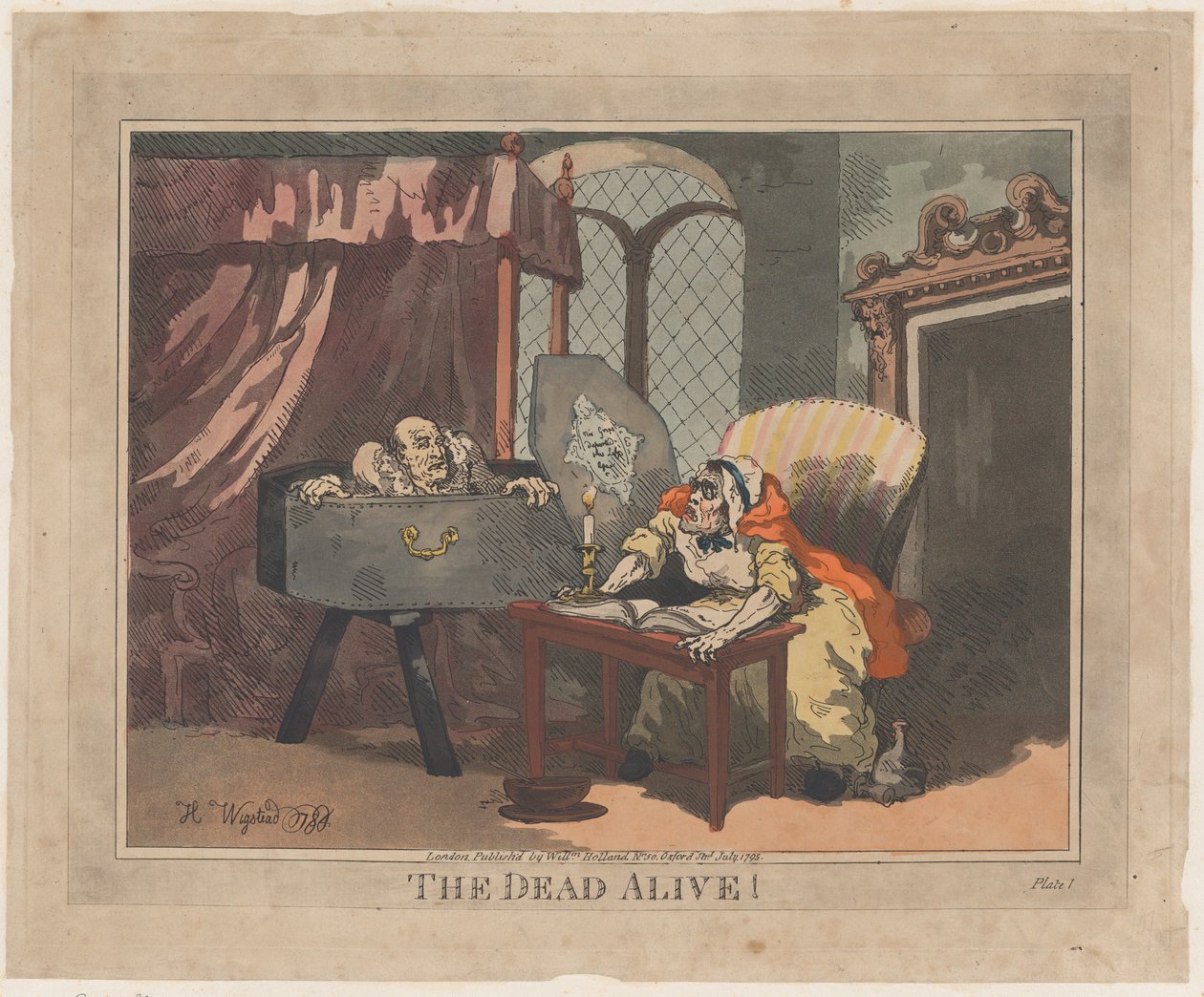 Die Toten Lebendig!, Juli 1795 von Thomas Rowlandson