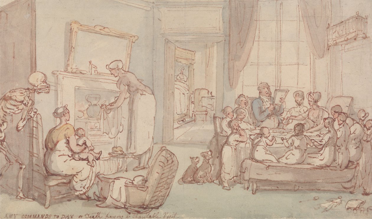 Die Familie der Kinder von Thomas Rowlandson