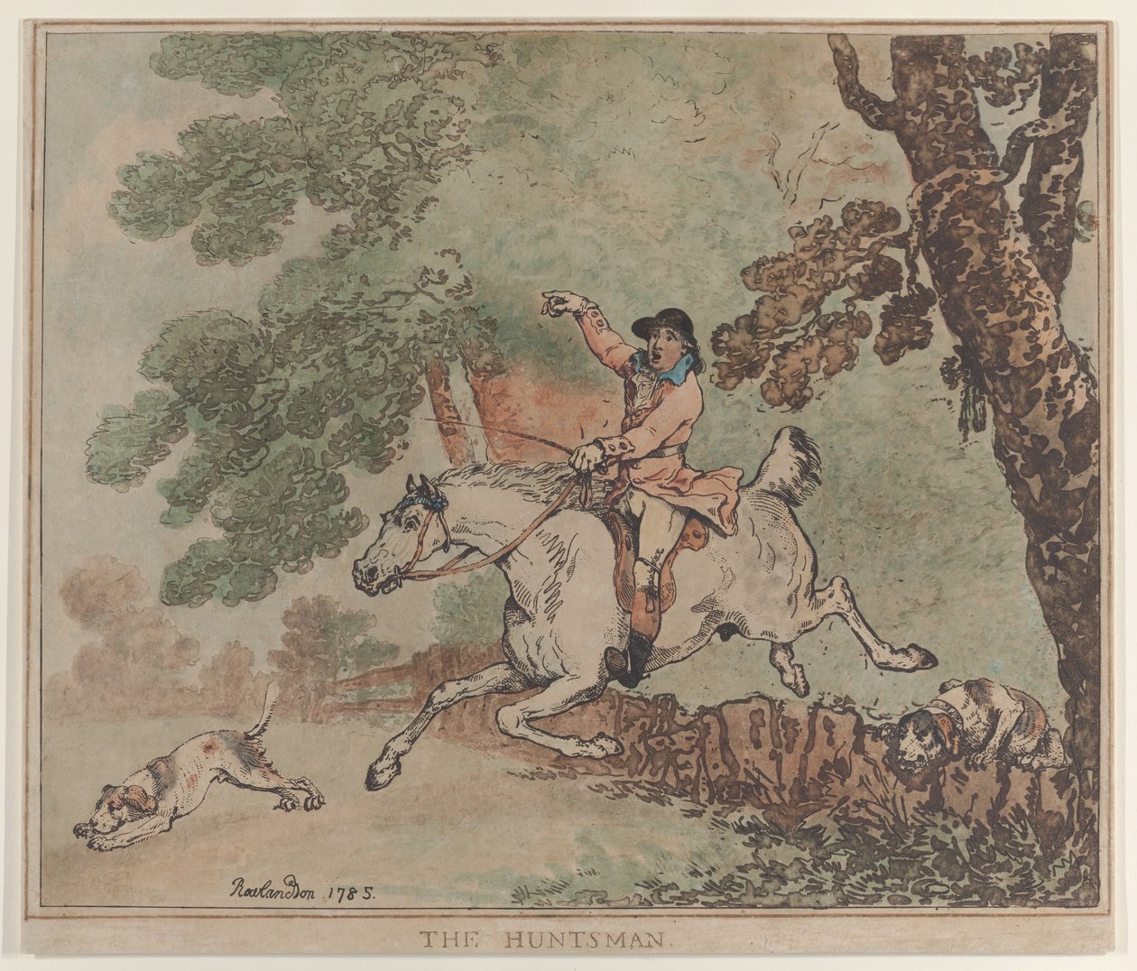 Der Jäger von Thomas Rowlandson
