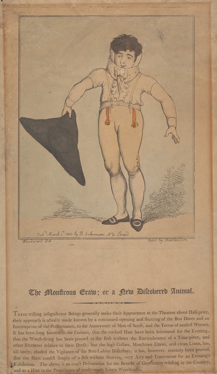 Das monströse Kriechtier; oder ein neu entdecktes Tier von Thomas Rowlandson