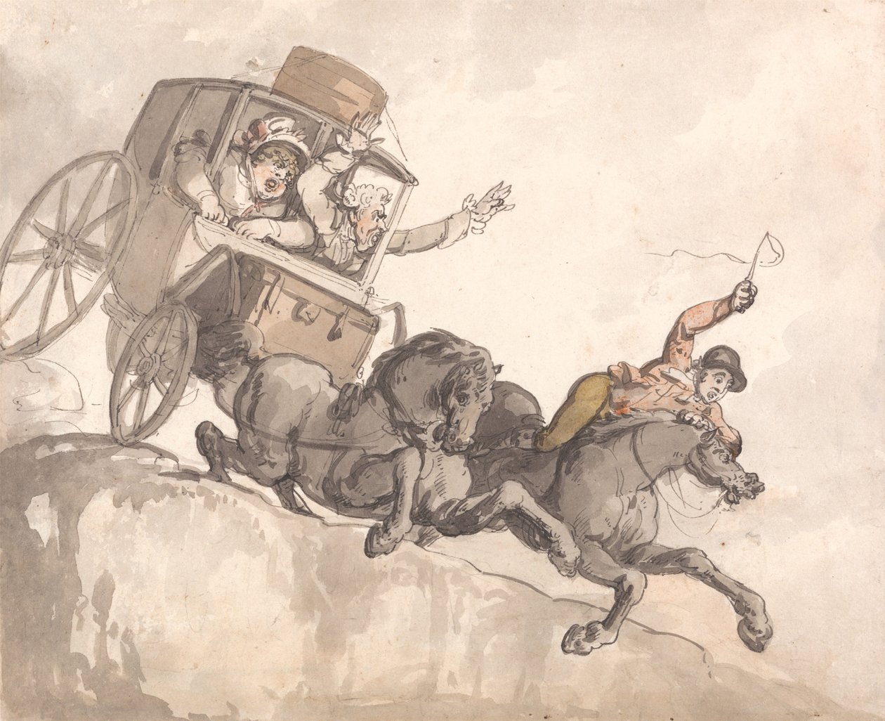 Die durchgehende Kutsche von Thomas Rowlandson