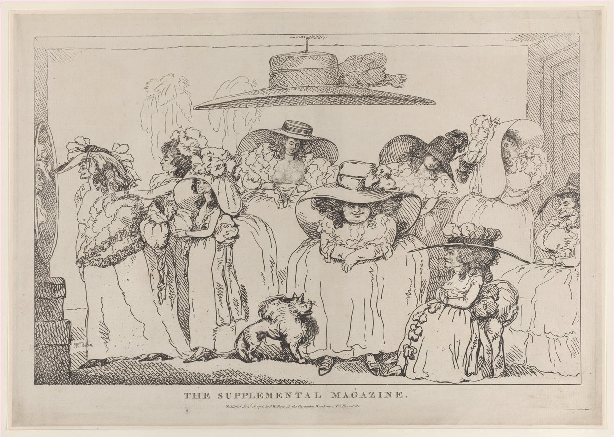 The Supplemental Magazine, 1. Januar 1786 von Thomas Rowlandson