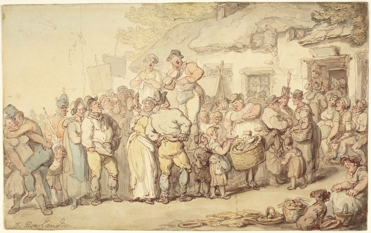 Dorffest von Thomas Rowlandson