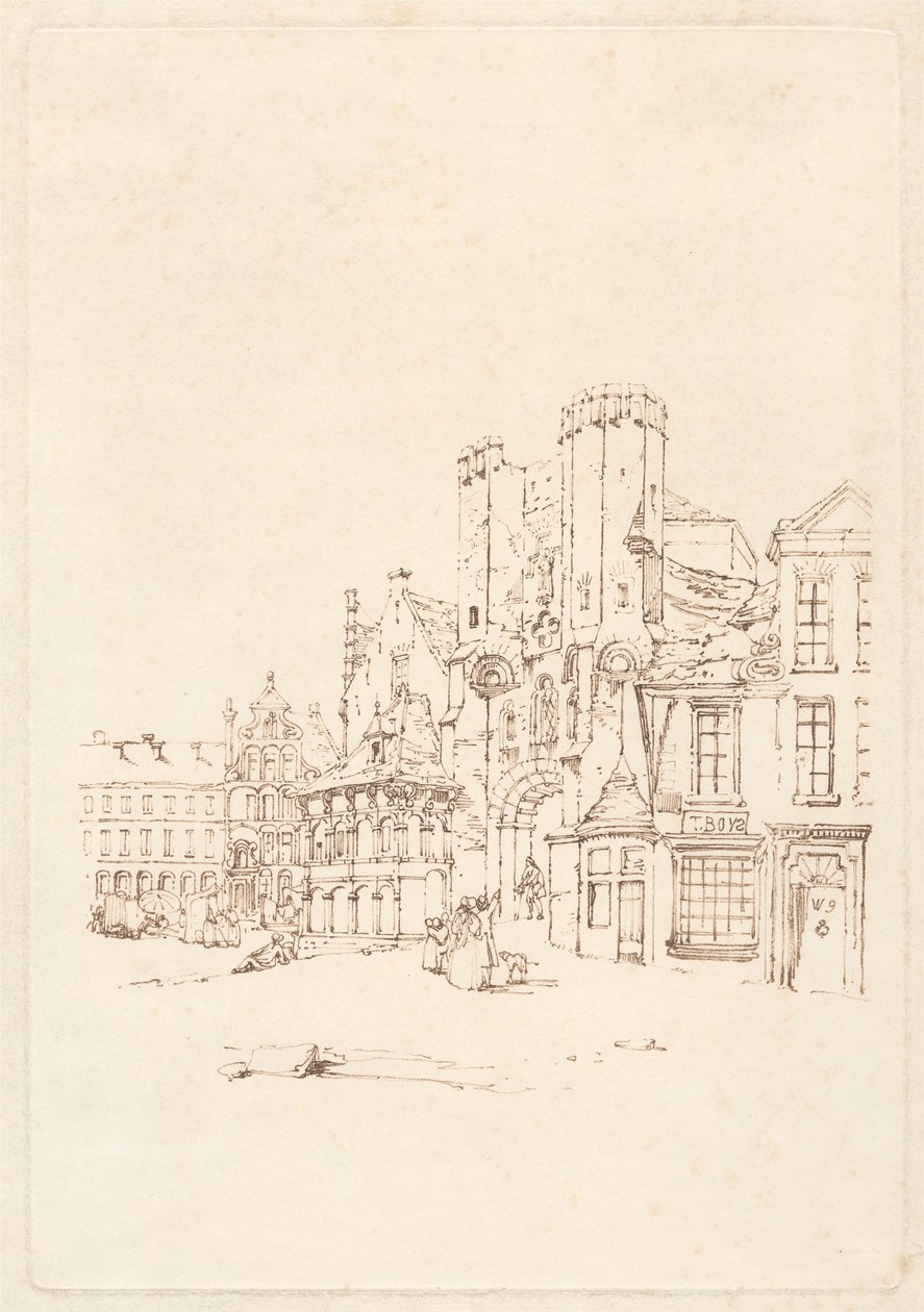 Schloss der Grafen von Flandern, Gent von Thomas Shotter Boys
