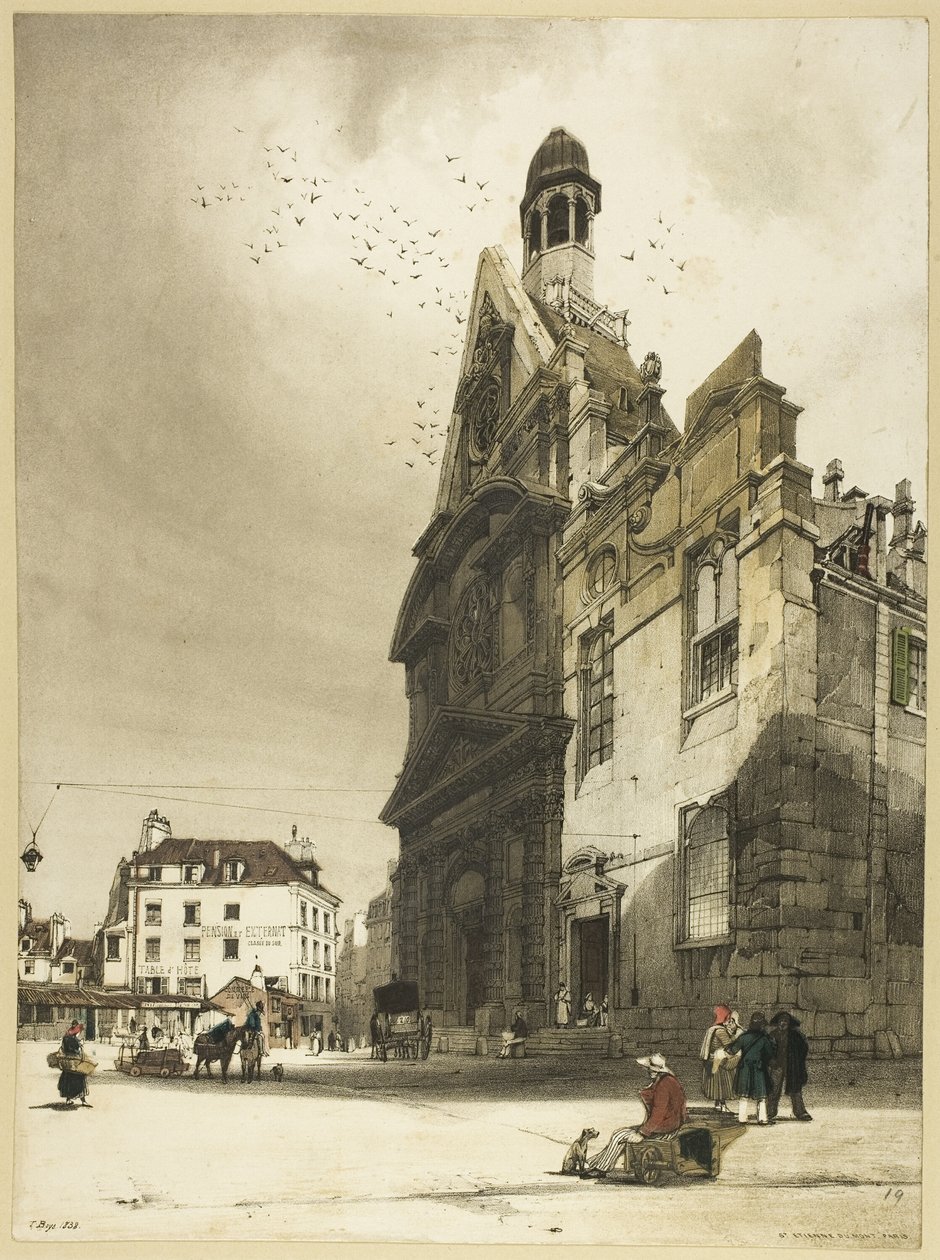 Kirche St. Etienne du Mont, Paris von Thomas Shotter Boys