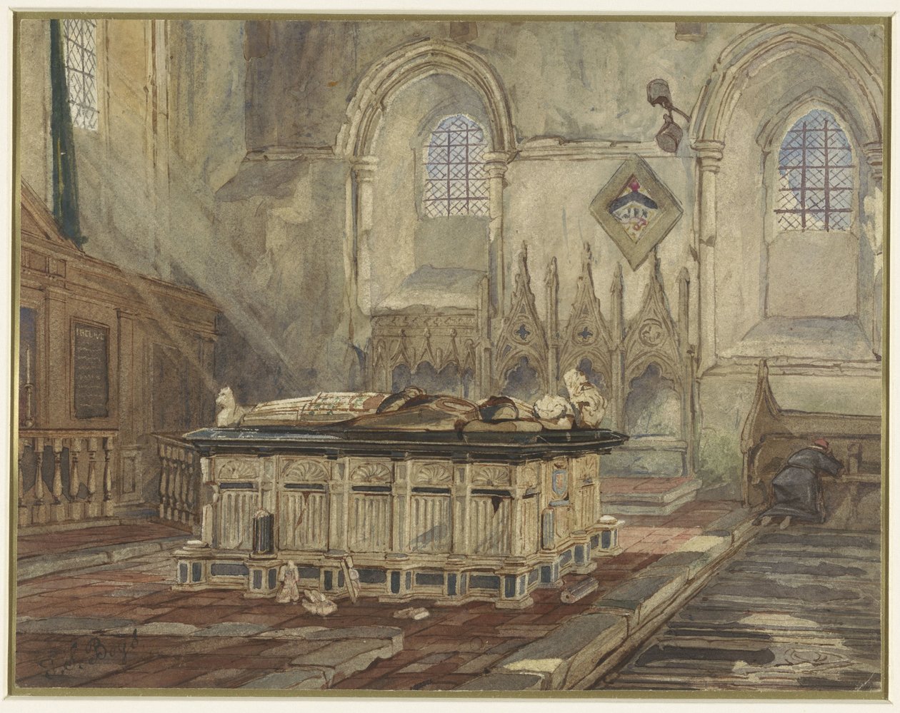 Grabtumba von Sir George Broke, Lord Cobham und seiner Frau Anne von Thomas Shotter Boys