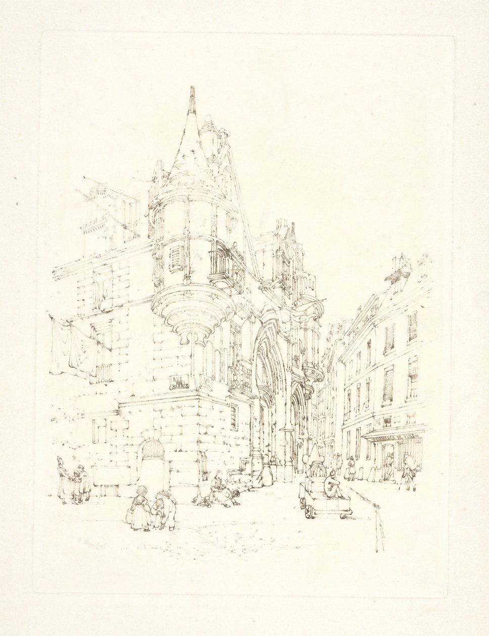 Hotel de Sens, Paris von Thomas Shotter Boys