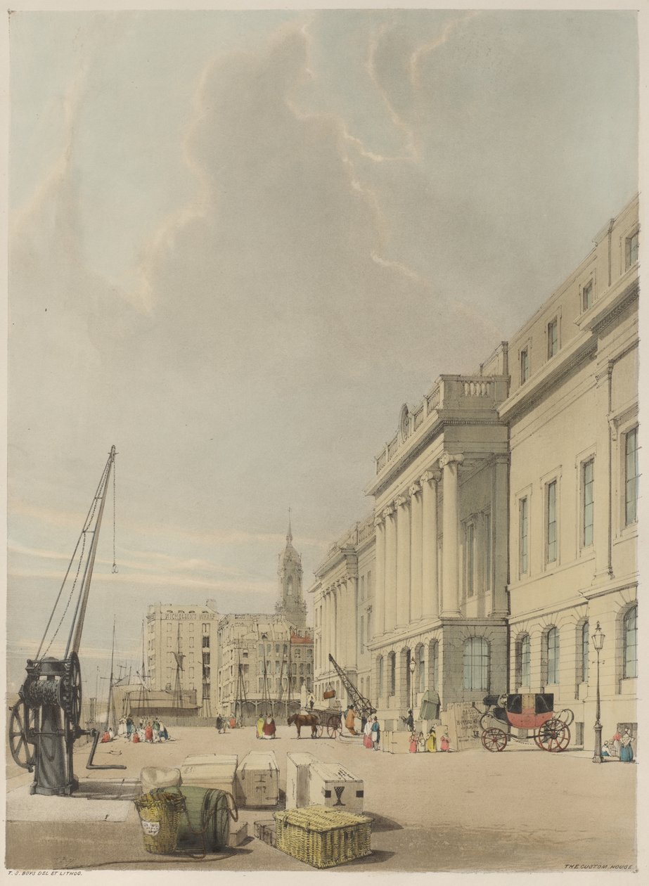 London wie es ist: Tür, Das Zollhaus von Thomas Shotter Boys