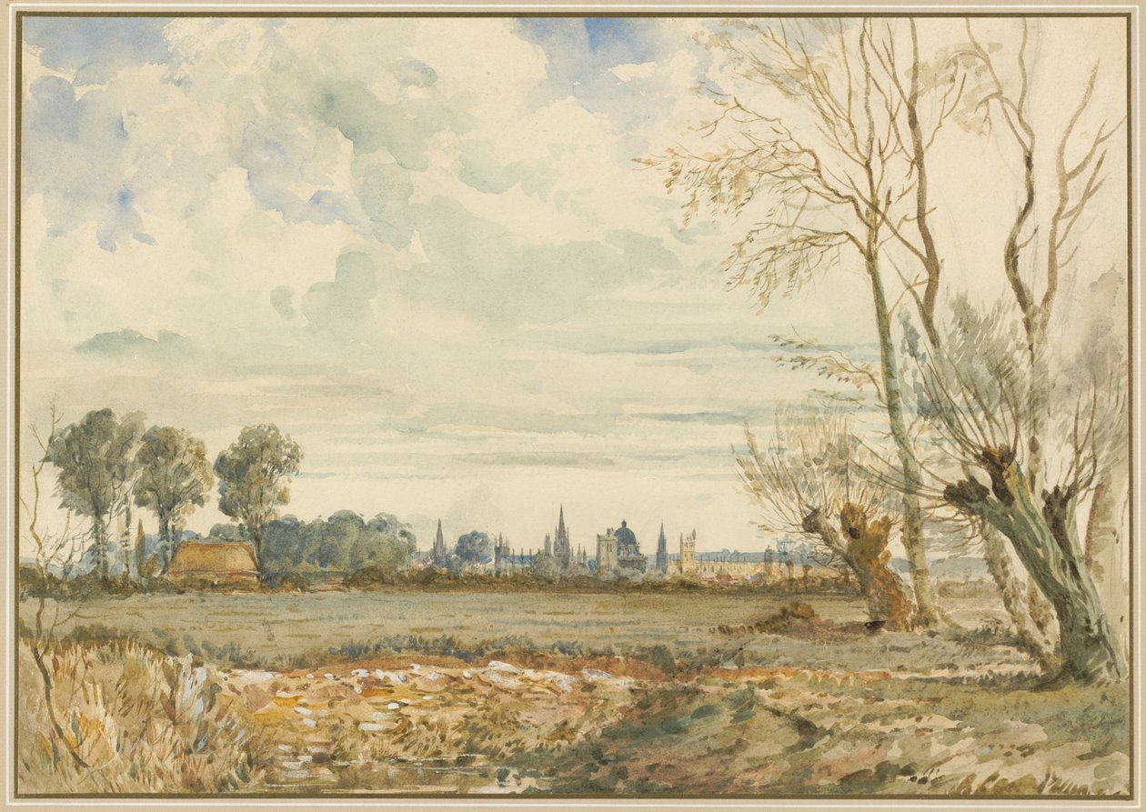 Wiesen mit Fernblick auf Oxford von Thomas Shotter Boys