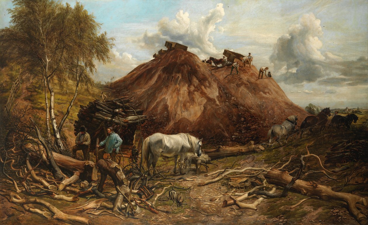 Das Holz für den Eisenweg roden von Thomas Sidney Cooper