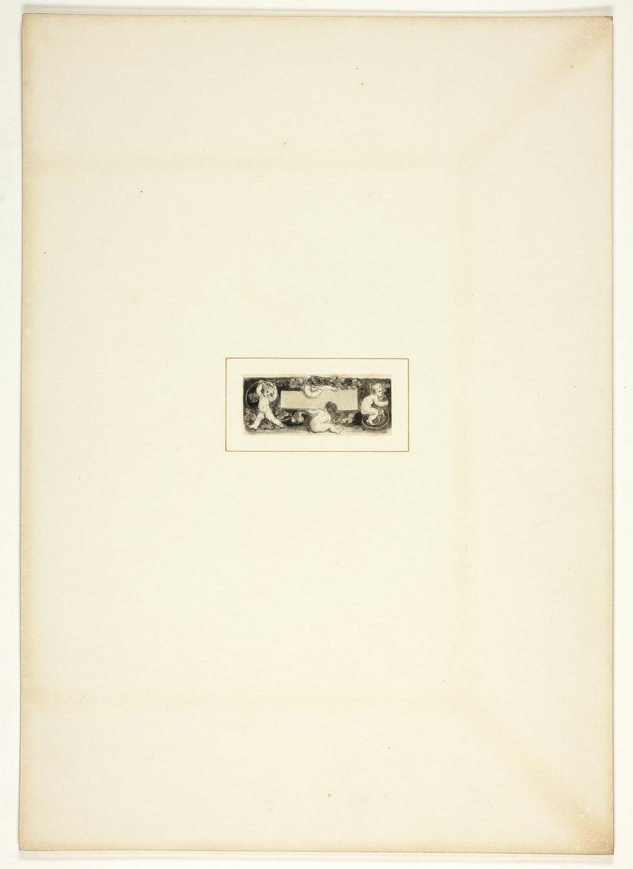 Studie für eine Platte aus Die Triumphe der Mäßigung, im Royal Engagements Pocket Book von 1796 von Thomas Stothard