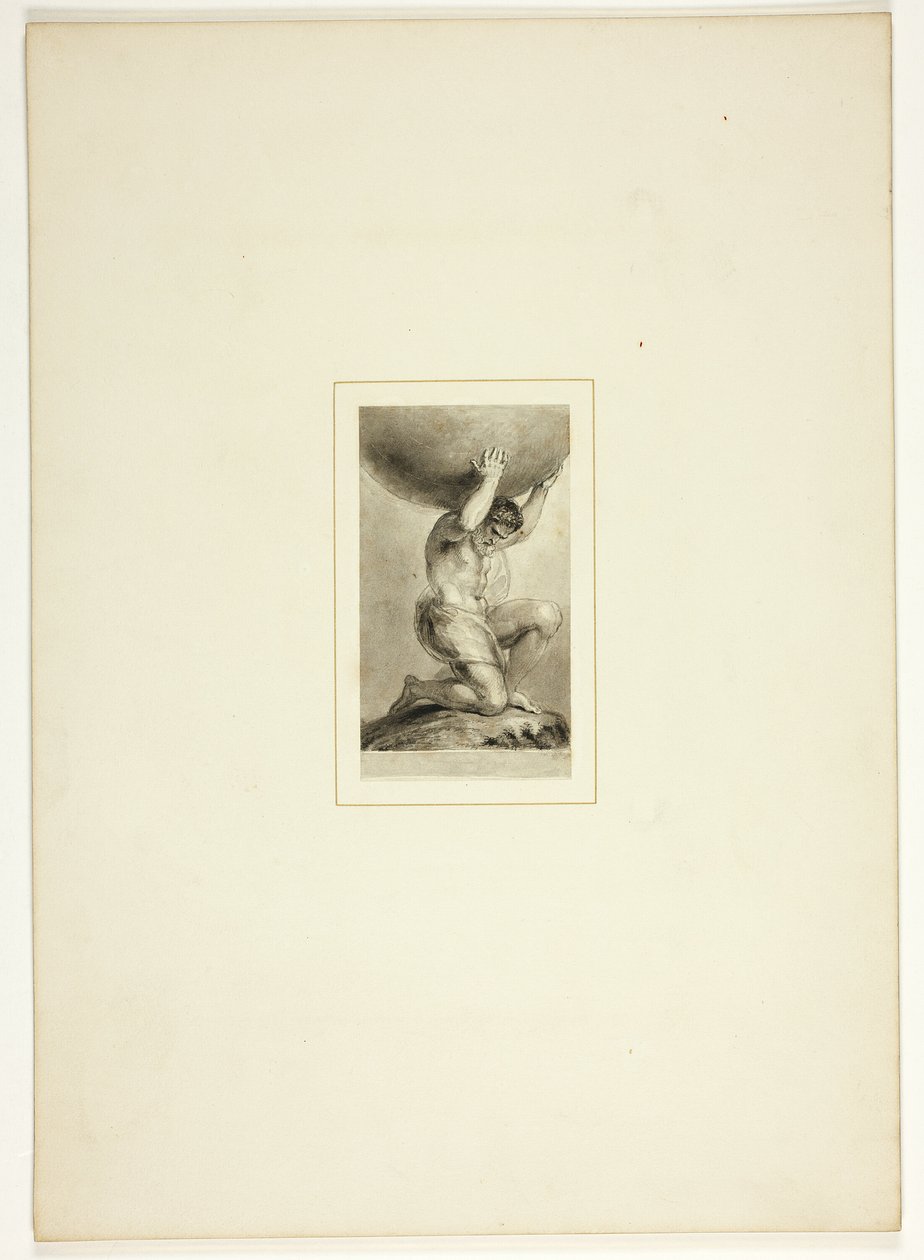 Studie für eine Platte aus Die Triumphe der Mäßigung, im Royal Engagements Pocket Book von 1796 von Thomas Stothard