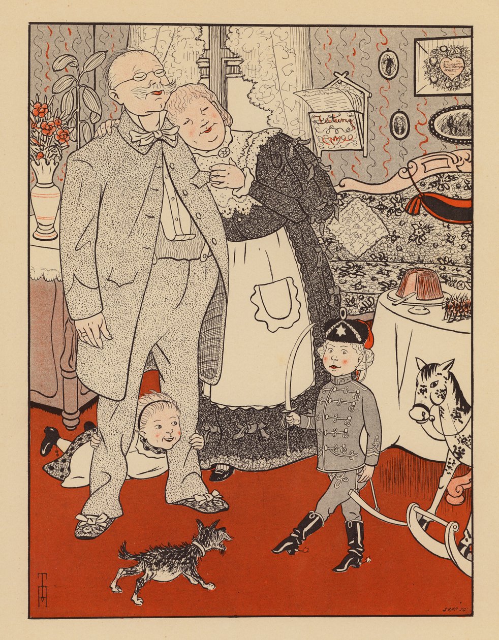 Geburtstag eines kleinen Jungen von Thomas Theodor Heine