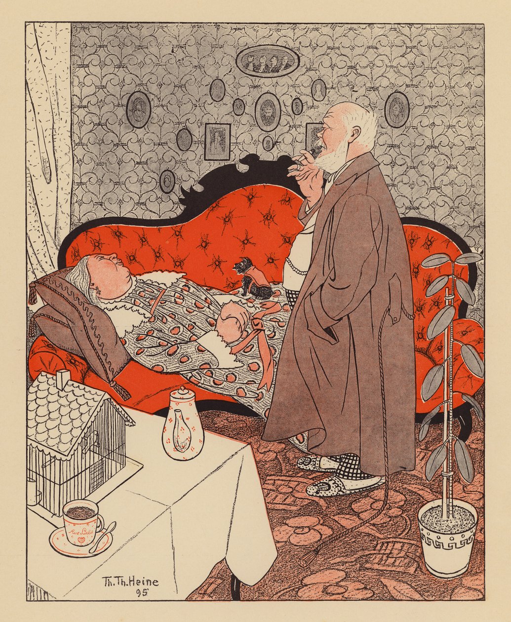 Ruhestandspaar von Thomas Theodor Heine