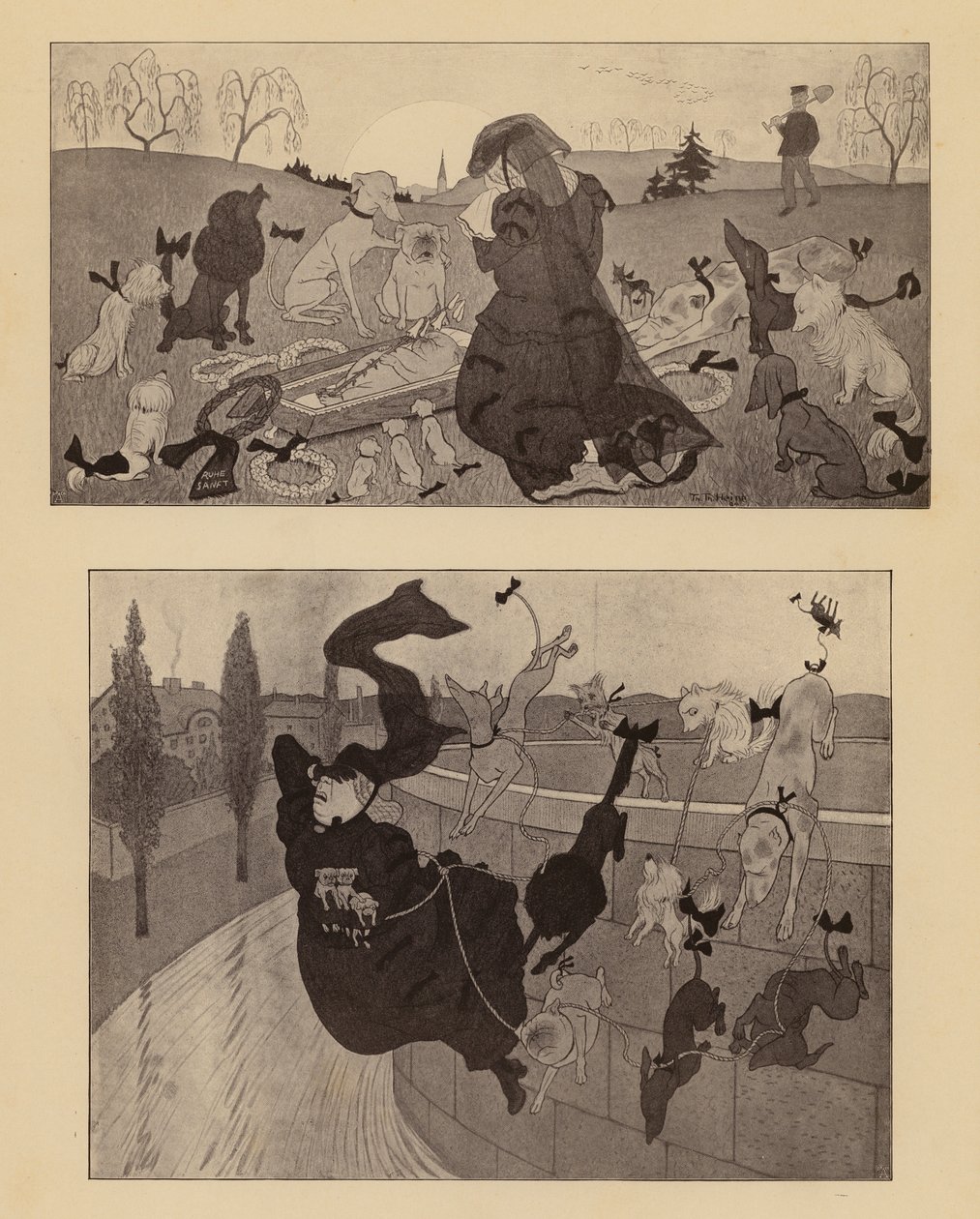 Lebensmüde I von Thomas Theodor Heine