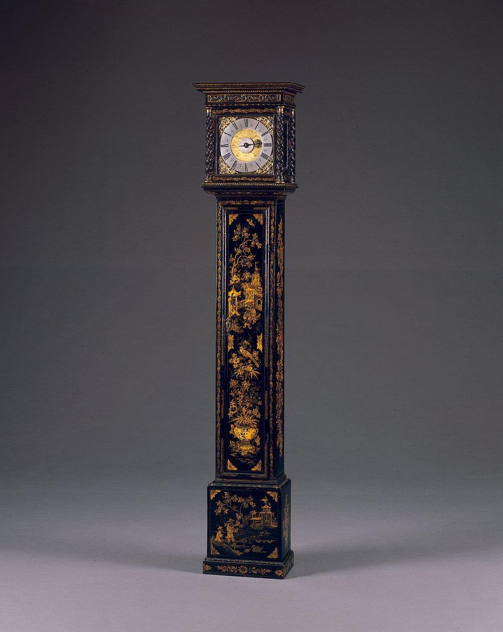 Charles II Dreißig-Stunden-Standuhr, ca. 1680 (Mischtechnik) von Thomas Tompion