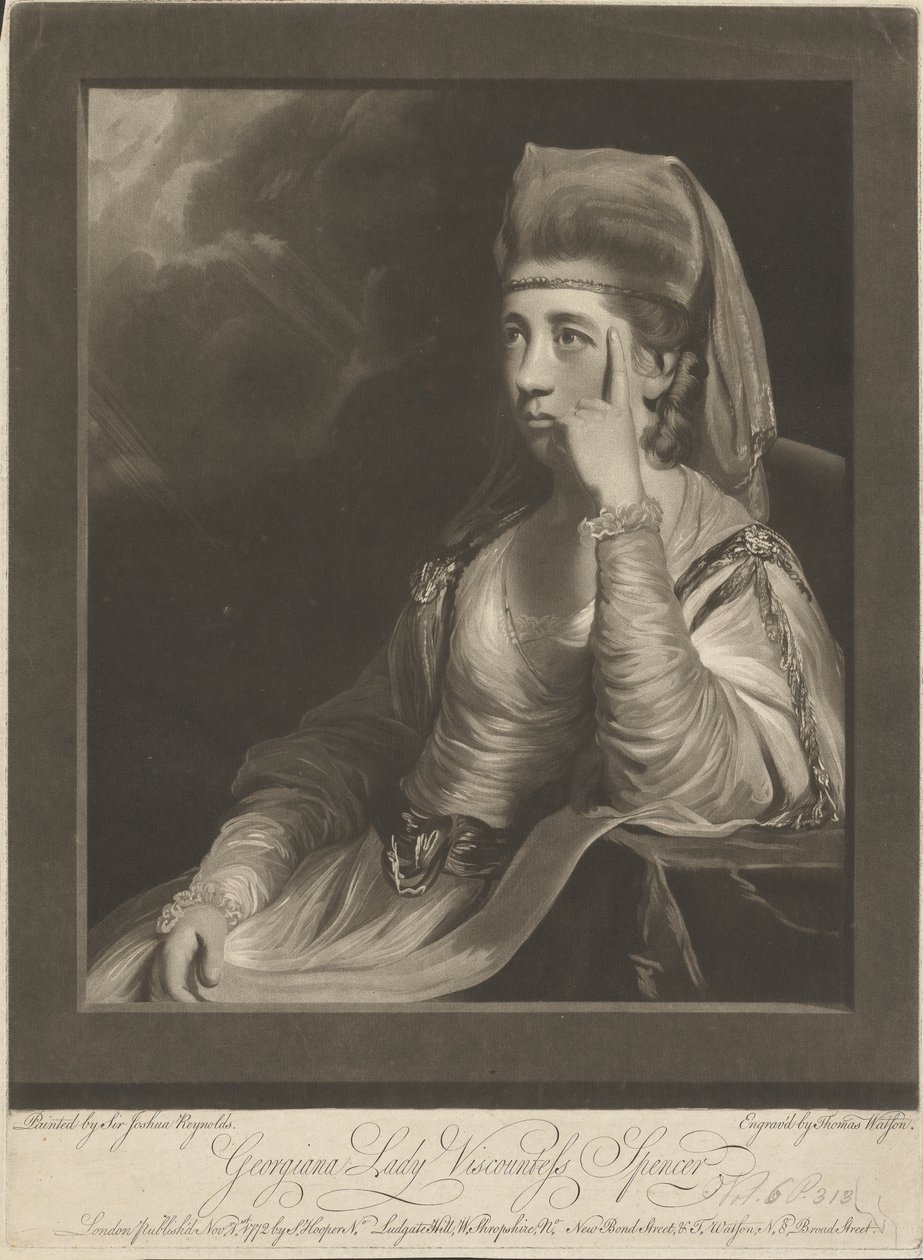 Margaret Georgiana Spencer (geb. Poyntz), Gräfin Spencer von Thomas Watson