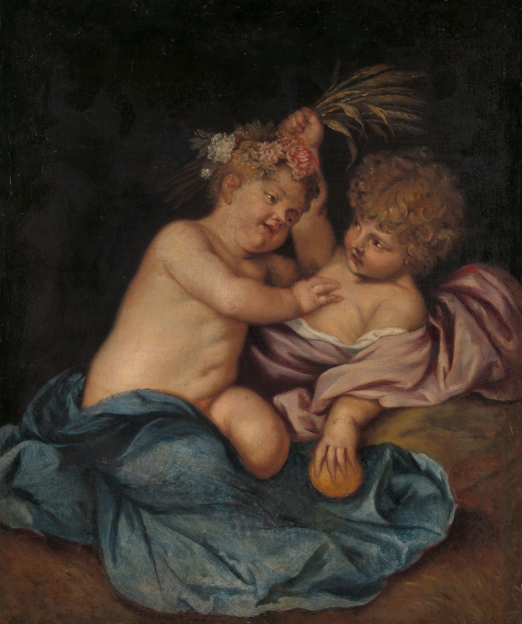 Zwei Kleinkinder von Thomas Willeboirts Bosschaert