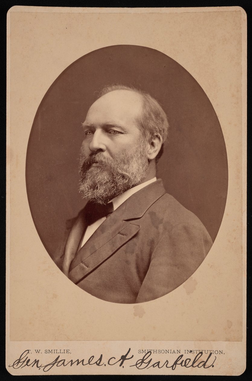 Porträt von James Abram Garfield 1831-1881, Juni 1880 von Thomas William Smillie