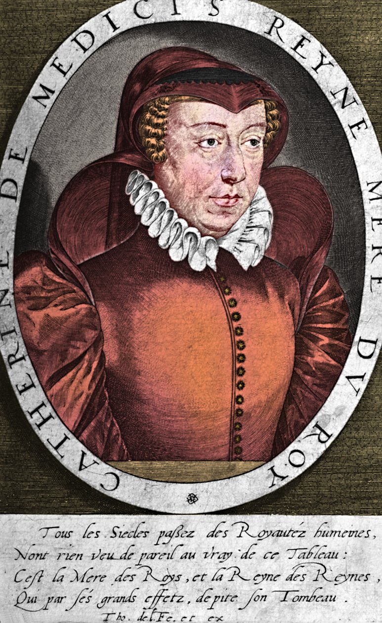Catherine de Medici, Königin von Heinrich II. von Frankreich, 16. Jahrhundert, 1894 von Thomas de Leu