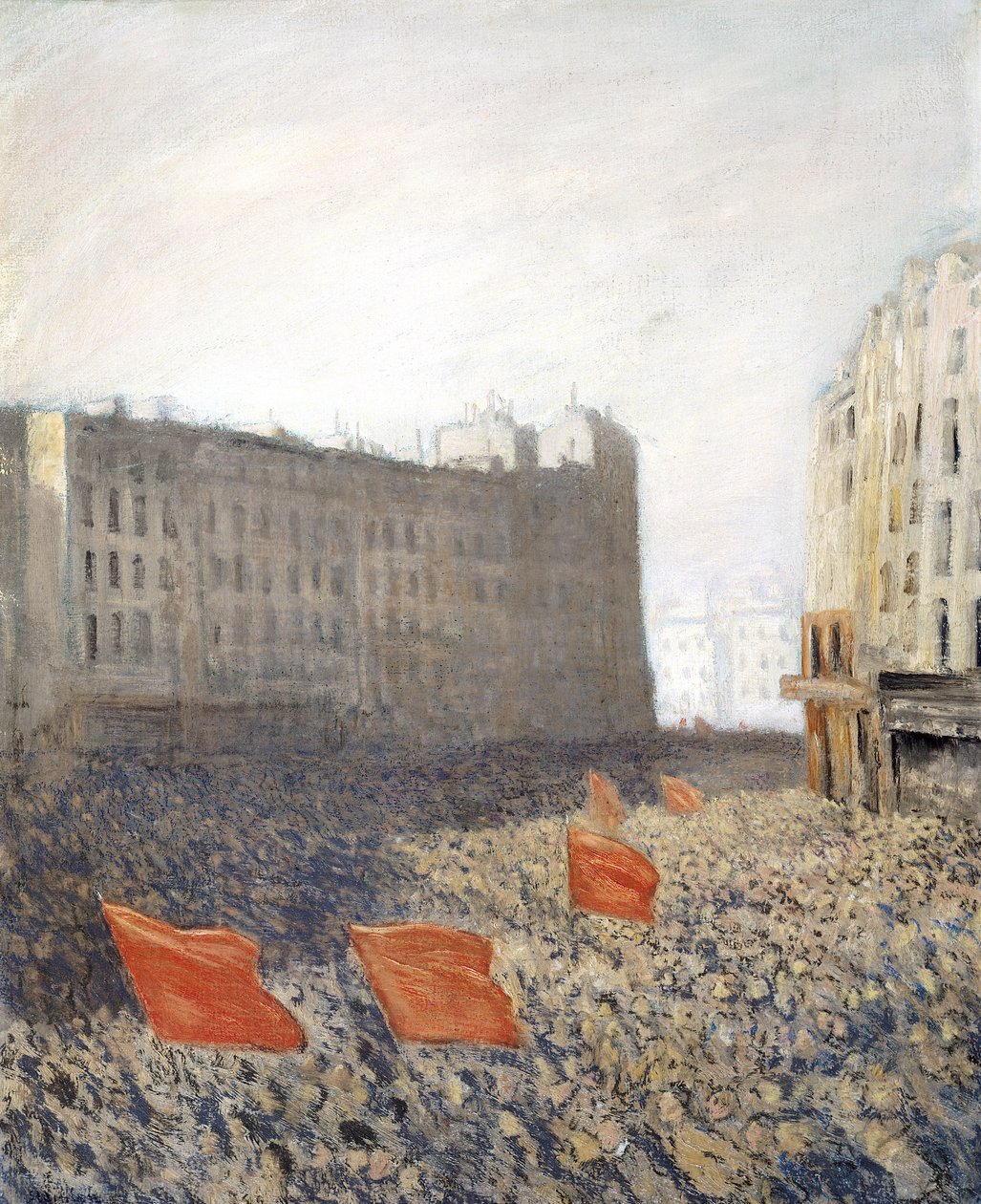 Die Demonstration, 1905 von Théophile Alexandre Steinlen