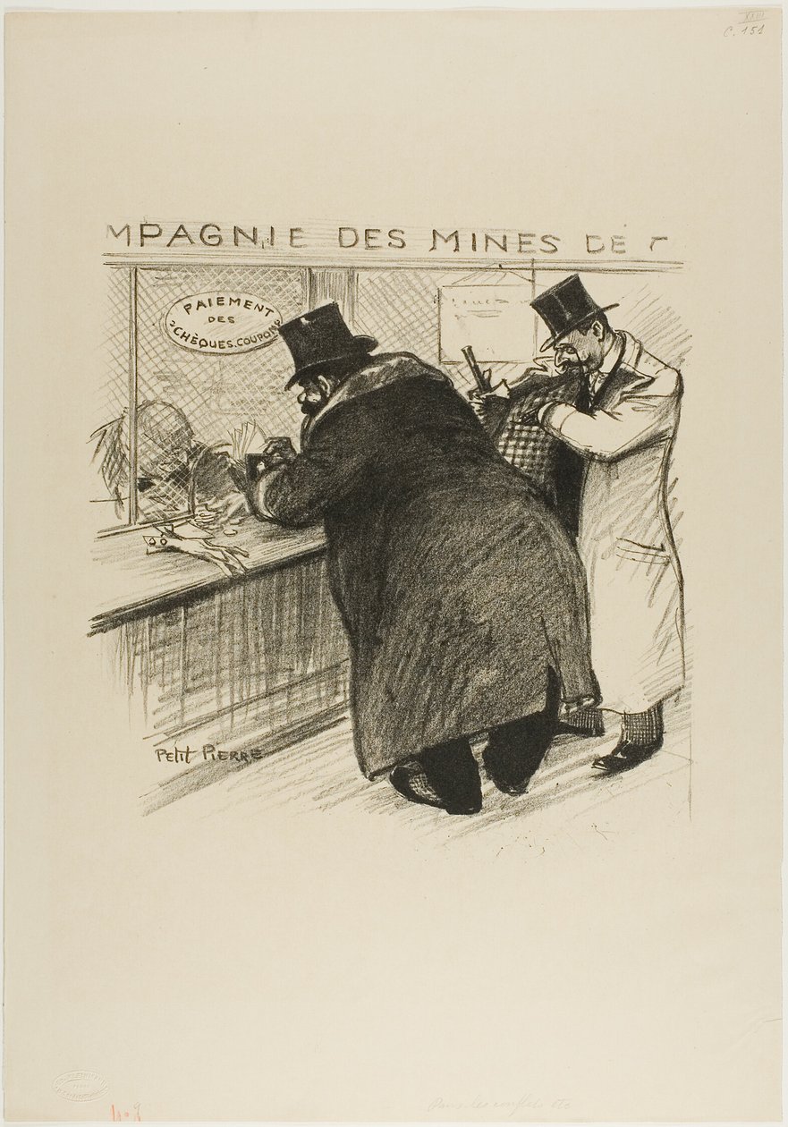 Die opportunistische Mehrheit von Théophile Alexandre Pierre Steinlen