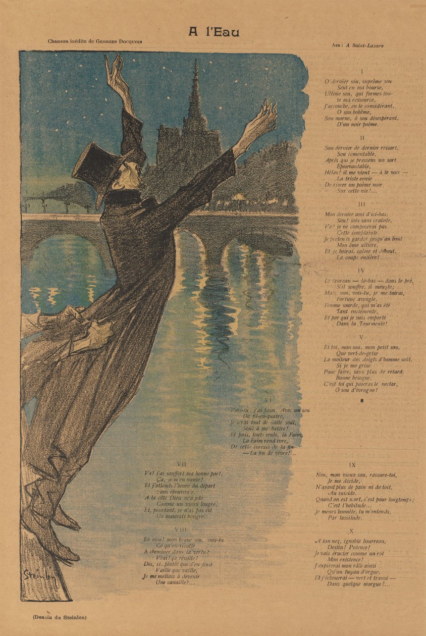 Gil Blas Illustré: Am Wasser (A l