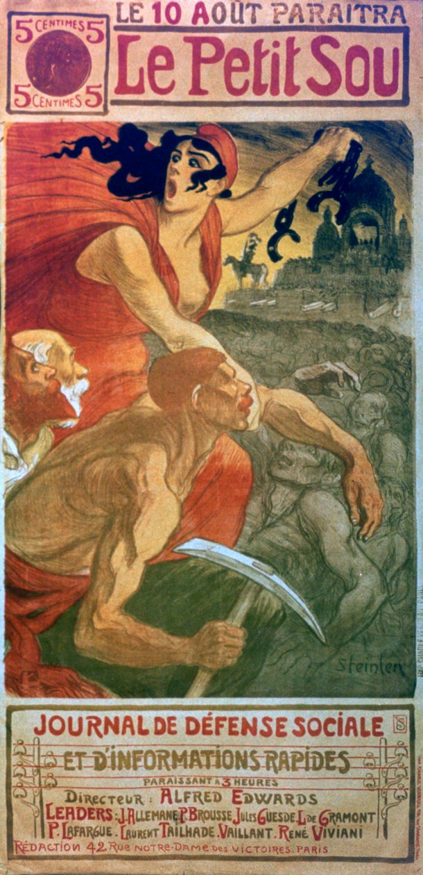 Le Petit Sou Socialist Magazine, ca. 1879-1923 von Théophile Alexandre Steinlen