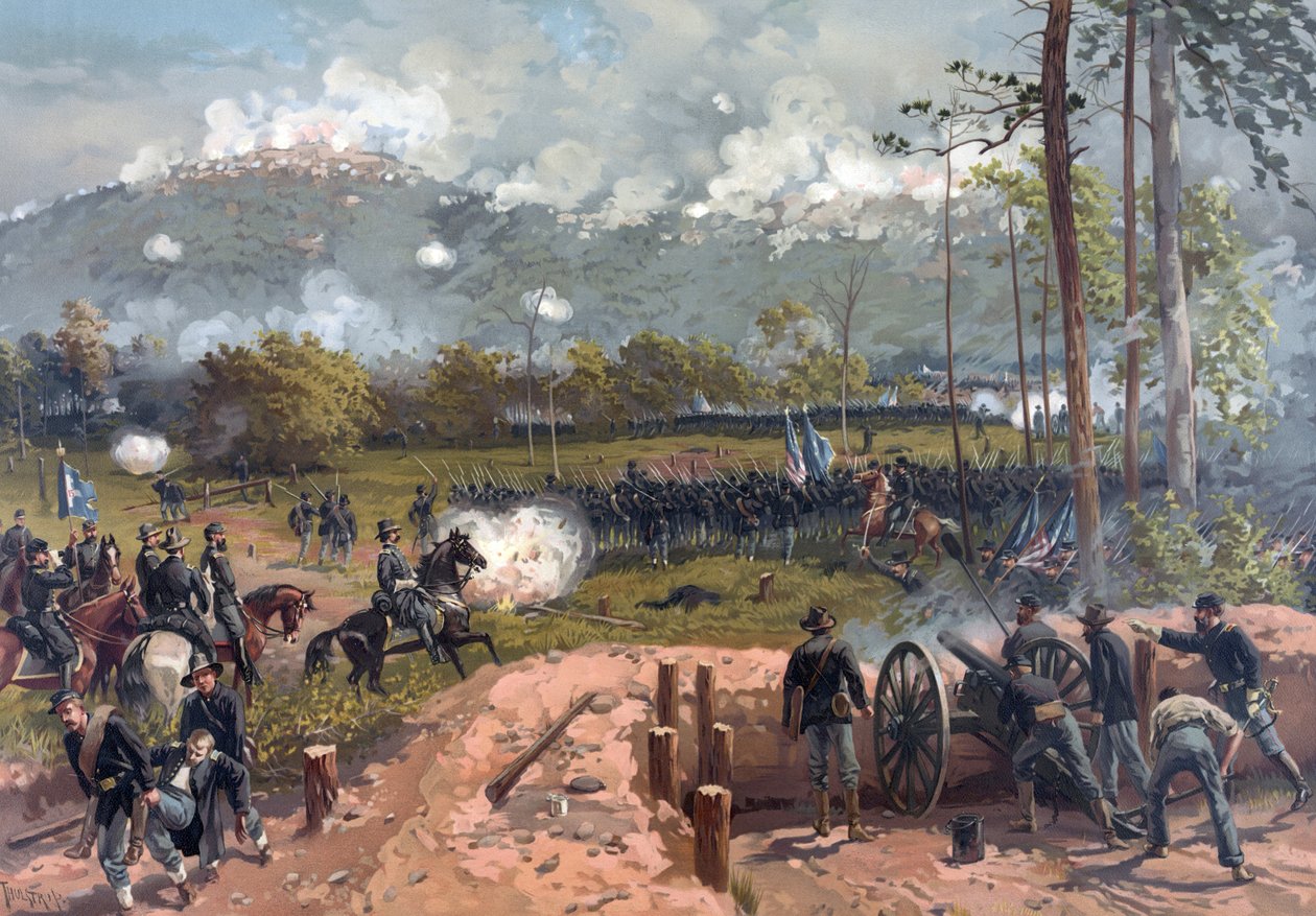 Schlacht von Kennesaw Mountain von Thure de Thulstrup