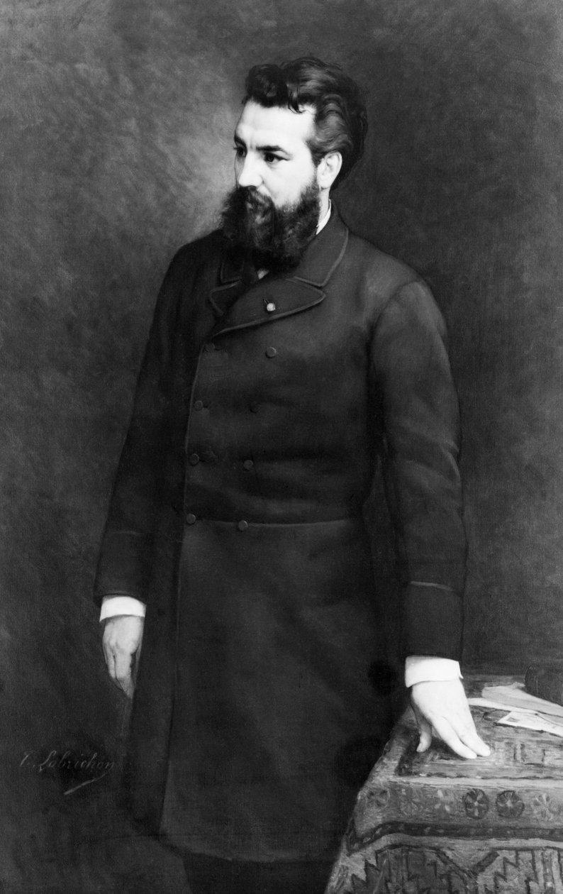 Alexander Graham Bell (Gemälde) von Timoleon Marie Lobrichon