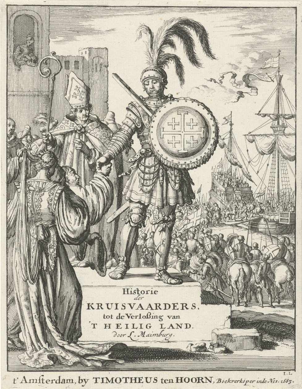 Ritter mit dem Wappen von Jerusalem aus: Historie der Kreuzfahrer von Timotheus Ten Hoorn